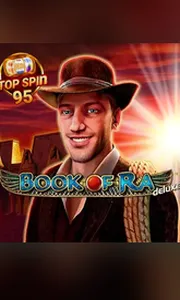 Book of Ra Deluxe Top Spin Max RTP Logo